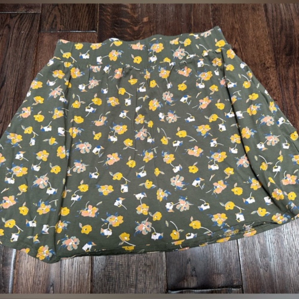 Pact Green Circle Skirt